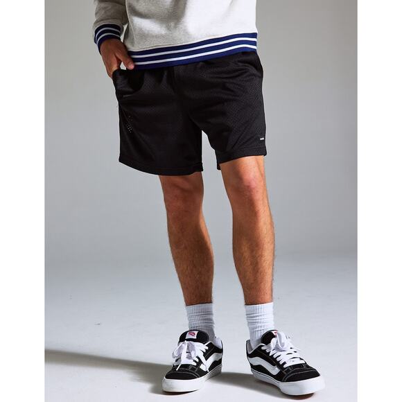 Tilly’s RSQ‎ Men’s Elastic Drawstring Waistband Mesh Active Shorts Size XL Black - Picture 1 of 7